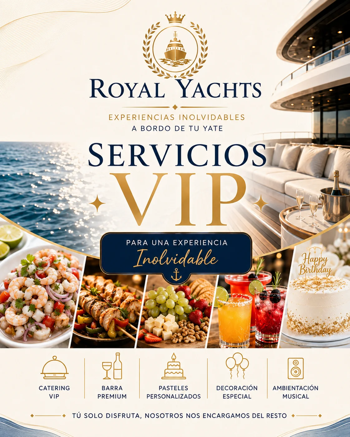 Servicios VIP Royal Yachts